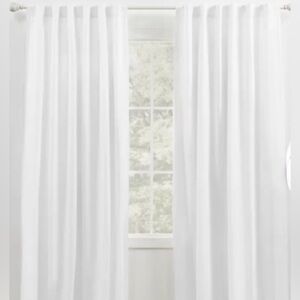 Ralph Lauren Leanne Linen Semi-Sheer Rod Pocket Single Curtain Panel